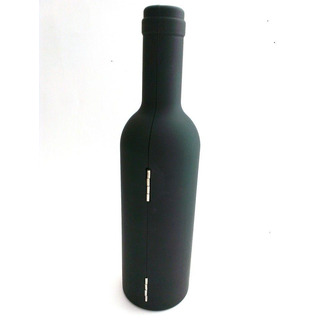 Black Bottle with Wine Accessors